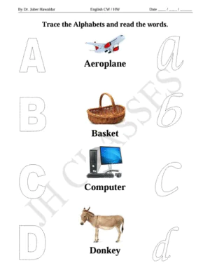 English Work Book Part - 3 (Capital & Small Alphabets) PDF Download by Dr. Juber Hawaldar (JH) - Image 2