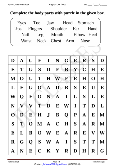 English Work Book Part - 4 (Everyday English) PDF Download by Dr. Juber Hawaldar (JH) - Image 6