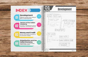 Class 10 Economics Handwritten Printed Notes (Wiro Bound) | Mind Maps & Chapter-wise Question Papers | CBSE Board Exam Preparation | Notes Drive - Image 2