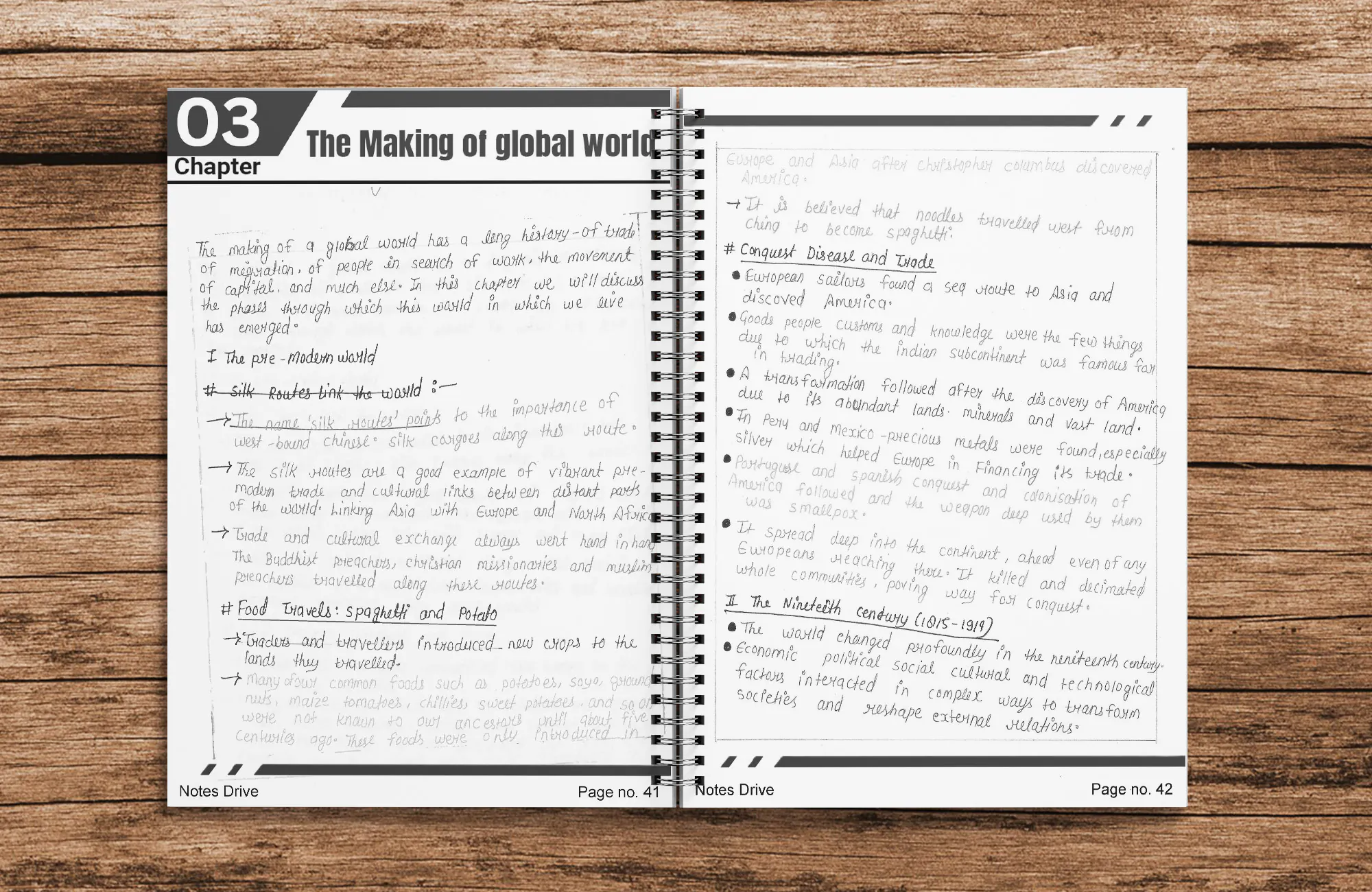 Class 10 History Handwritten Printed Notes (Wiro Bound) | Mind Maps & Chapter-wise Question Papers | CBSE Board Exam Preparation | Notes Drive - Image 4