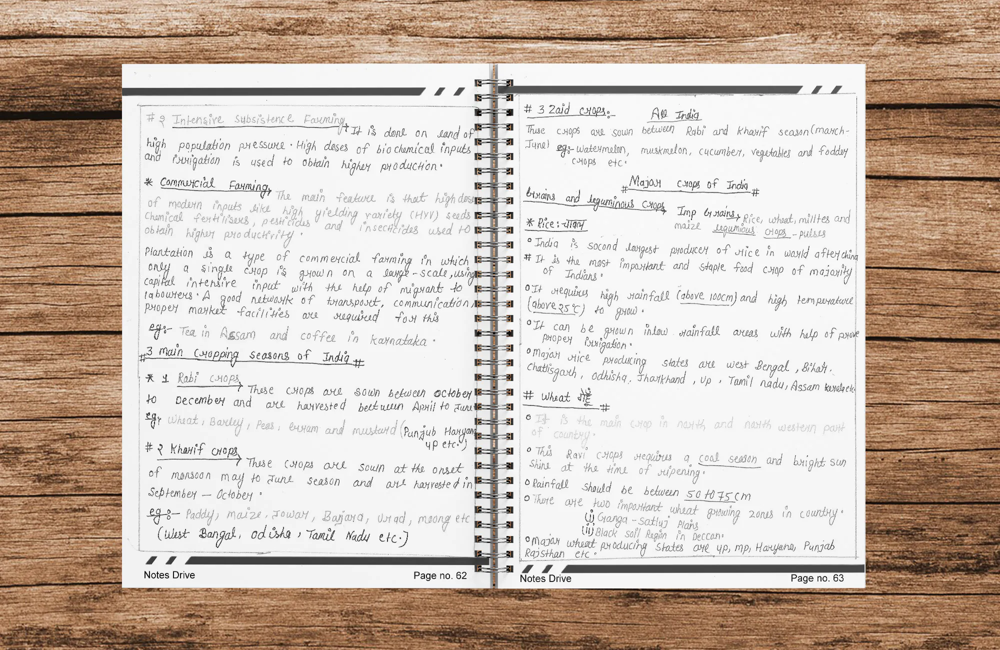 Class 10 Geography Handwritten Printed Notes (Wiro Bound) | Mind Maps & Chapter-wise Question Papers | CBSE Board Exam Preparation | Notes Drive - Image 5