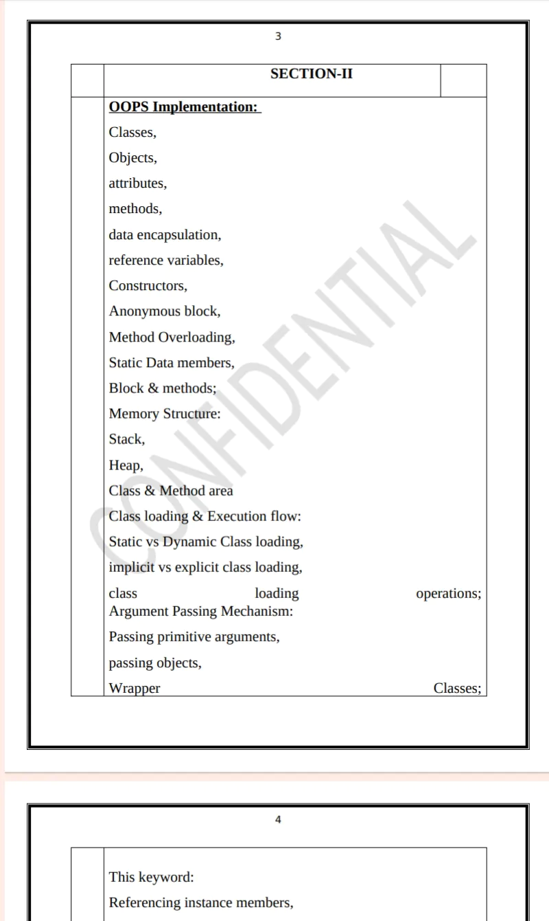 Maharshi Dayanand University | B.E/B.Tech 5th Semester Programming Language in Java Notes PDF - Complete Printable Notes - Image 3