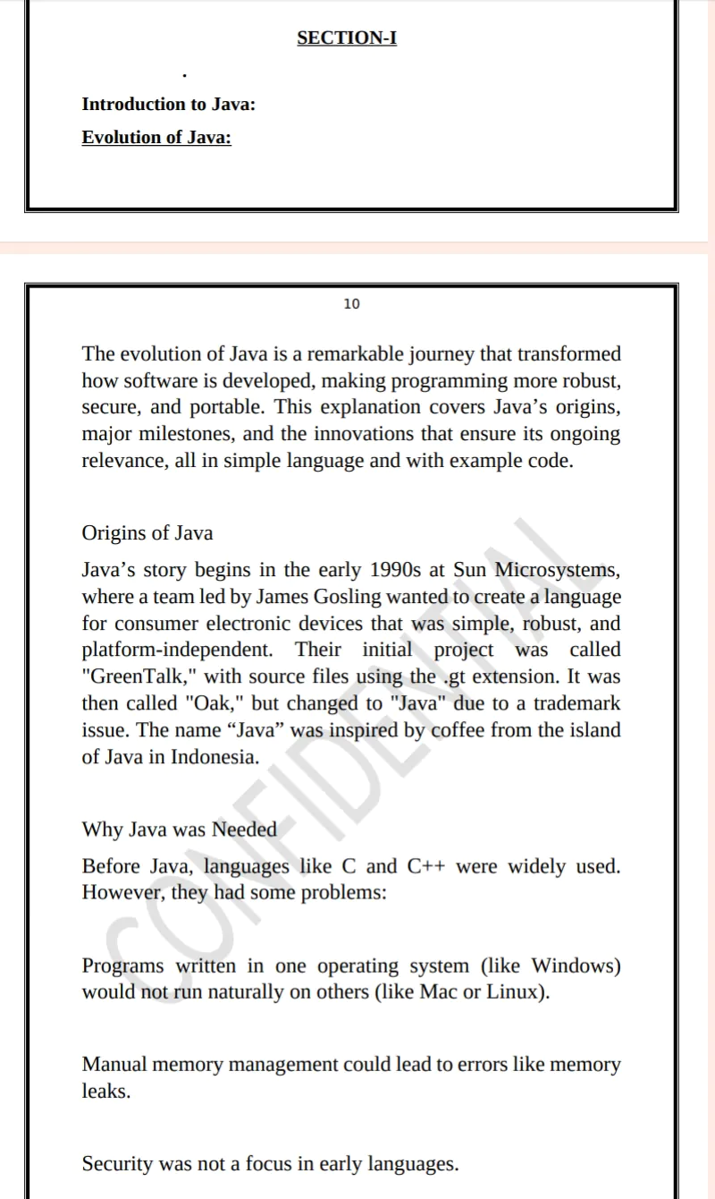 Maharshi Dayanand University | B.E/B.Tech 5th Semester Programming Language in Java Notes PDF - Complete Printable Notes - Image 10