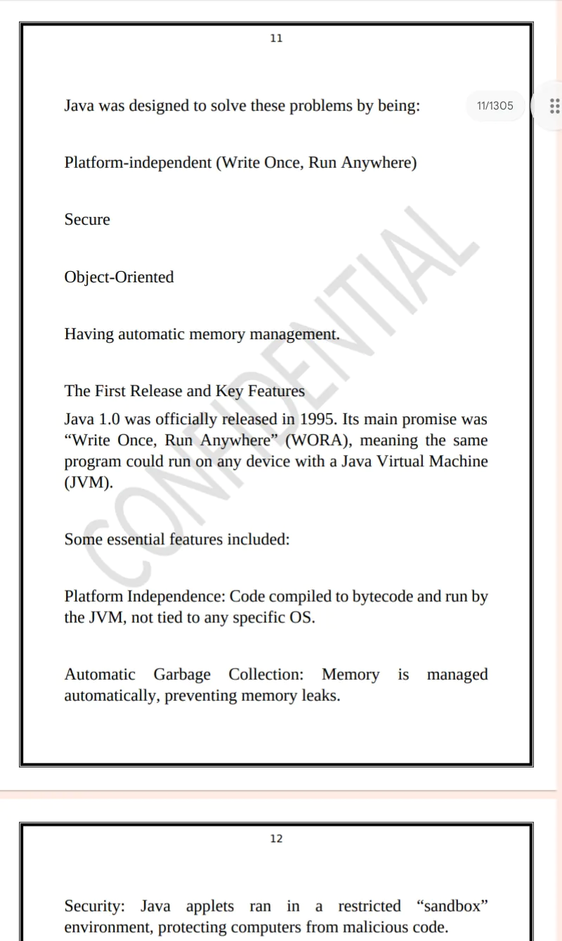 Maharshi Dayanand University | B.E/B.Tech 5th Semester Programming Language in Java Notes PDF - Complete Printable Notes - Image 11