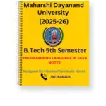 b.tech 5th semester notes