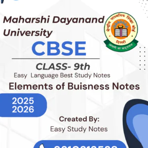 class-9th elements of buisness notes