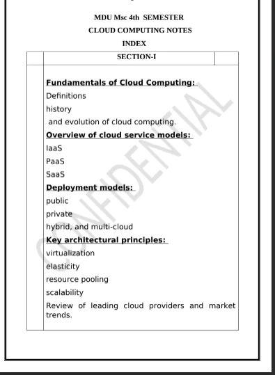 Msc 4th Semester (Regular) Cloud Computing Notes pdf - Image 7