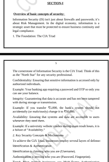 MDU | MBA 4th Semester Information Security and Cyber Laws Notes PDF - Image 2