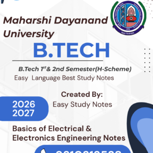 electrical engineering notes